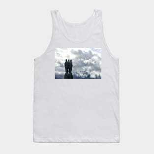 Looking towards the mountains - Commando Memorial, Spean Bridge Tank Top